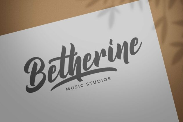 Bethany Kibang - Bold Script Font Poster 2