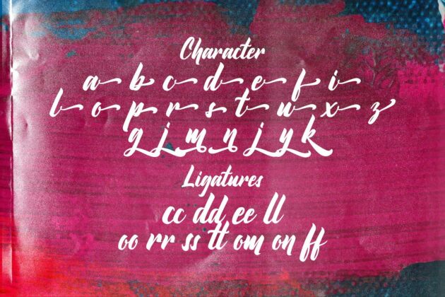 Bethany Kibang - Bold Script Font Poster 5