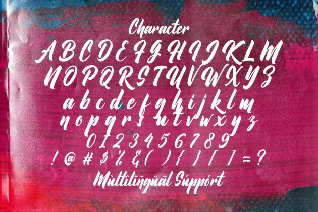 Bethany Kibang - Bold Script Font Poster 8