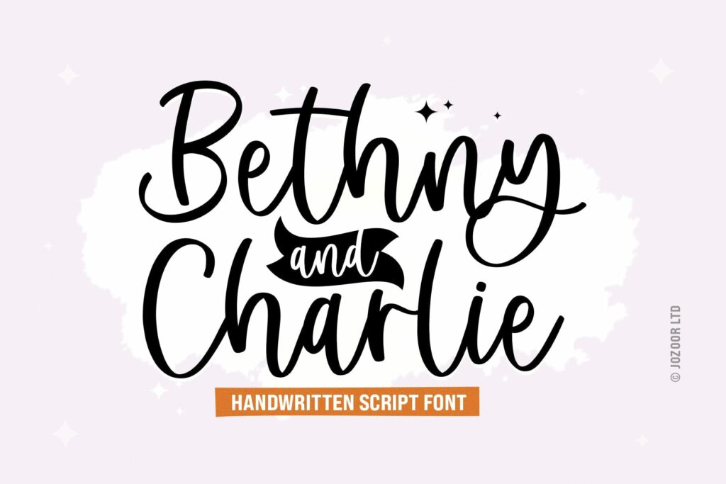 Bethny Charlie - Modern Script Font Poster 4
