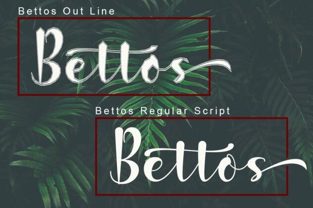 Bettos Font Duo Poster 7