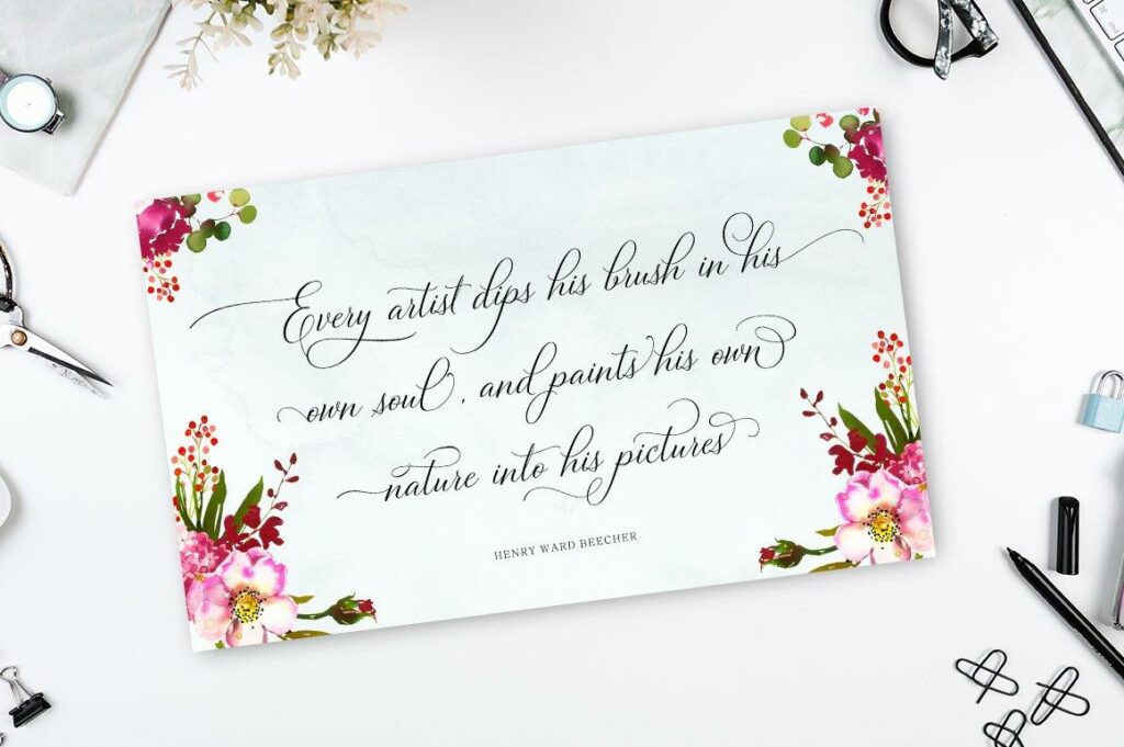 Bettrisia Script Poster 10