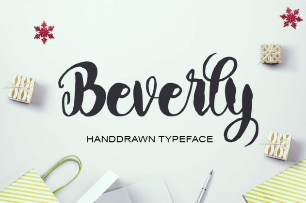 Bevely Script Poster 2