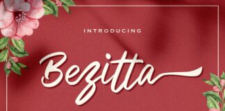 Bezitta - Handwritten Font Poster 1