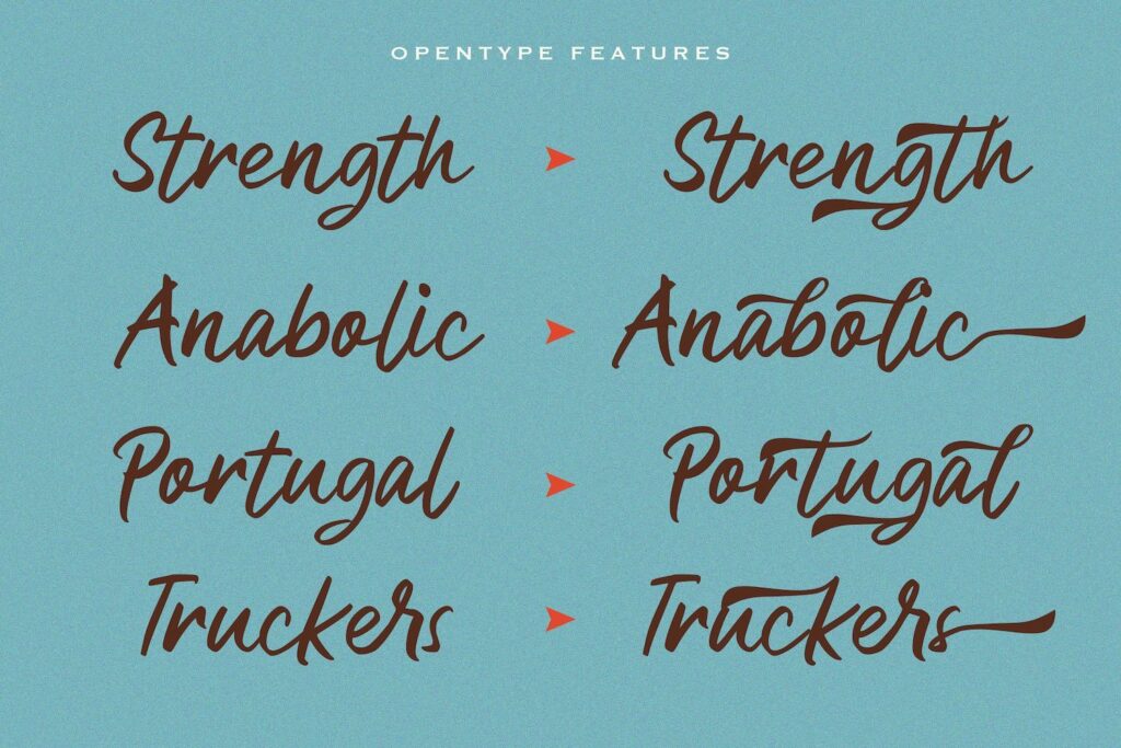 Bezitta - Handwritten Font Poster 7