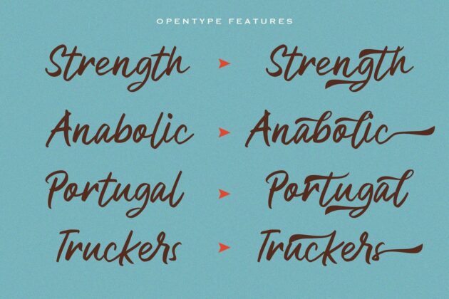 Bezitta - Handwritten Font Poster 7