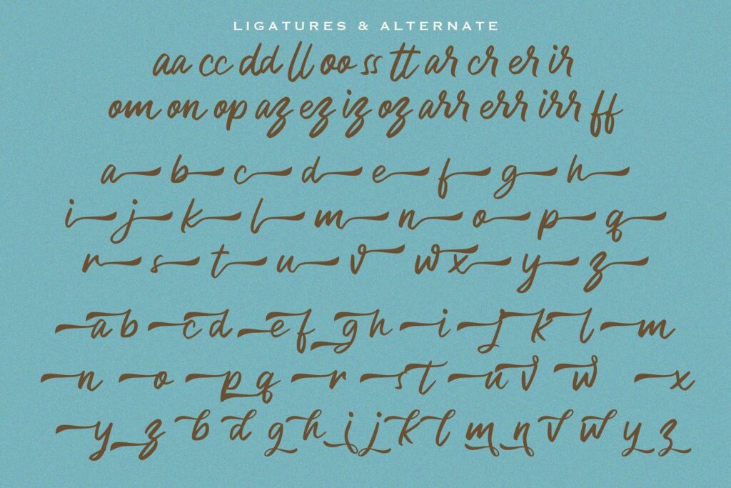 Bezitta - Handwritten Font Poster 10