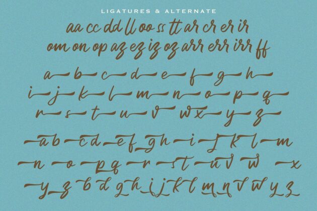 Bezitta - Handwritten Font Poster 10