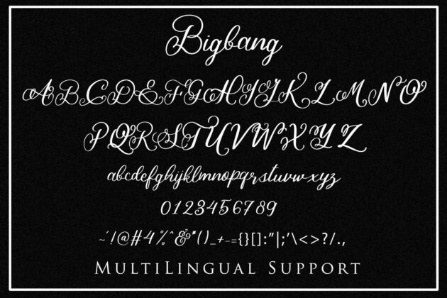 Bigbang - Handwritten Font Poster 6