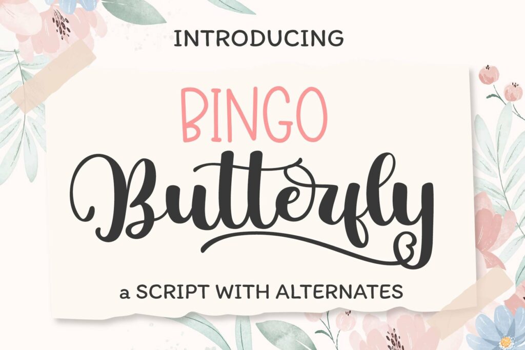 Bingo Butterfly Poster 7