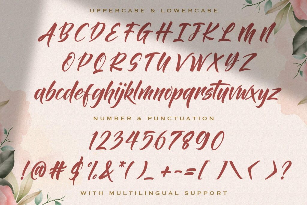 Bintang Kejora - Handwritten Font Poster 2