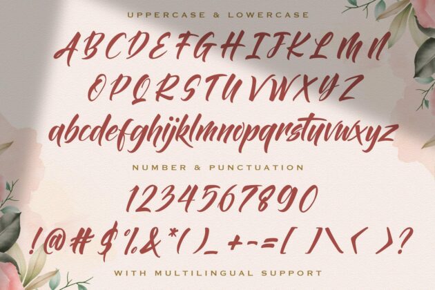 Bintang Kejora - Handwritten Font Poster 2