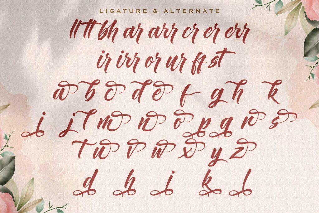 Bintang Kejora - Handwritten Font Poster 8