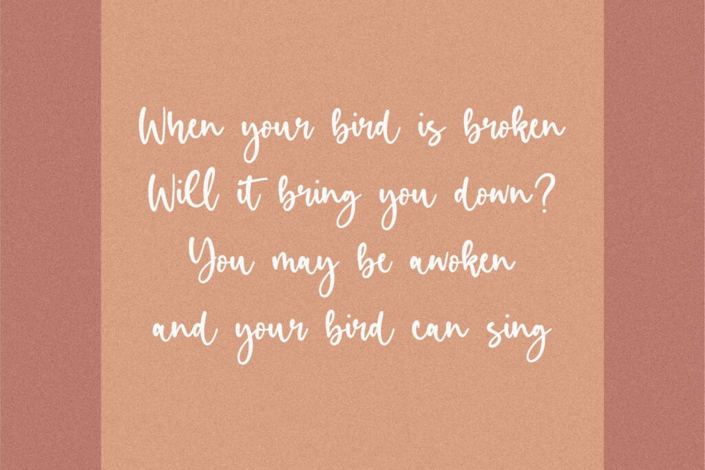 Birdlove Lovely Handwritten Font Poster 2