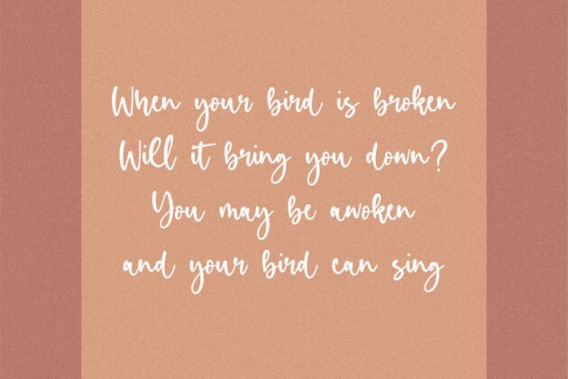 Birdlove Lovely Handwritten Font Poster 2