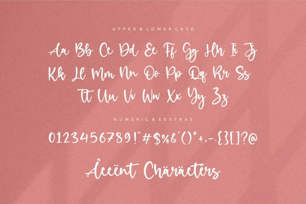 Birdlove Lovely Handwritten Font Poster 6