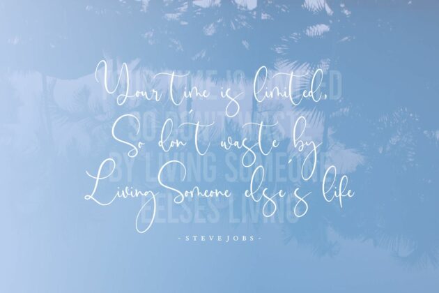 Birdwatch Luxury Modern Calligraphy Font Poster 5