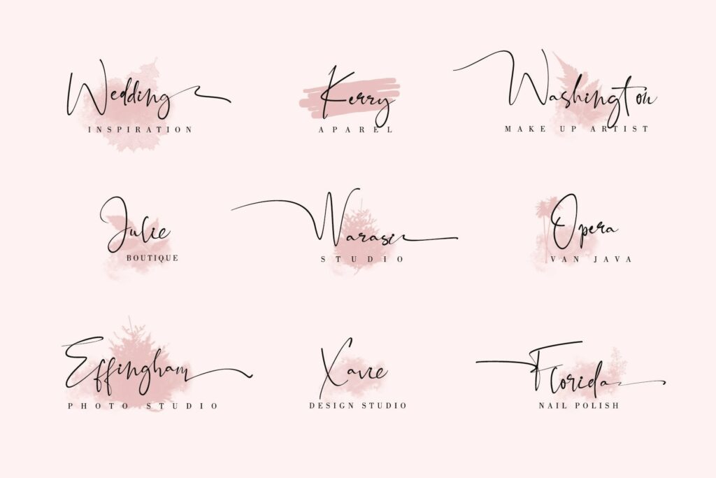 Black Pink Signature Poster 12