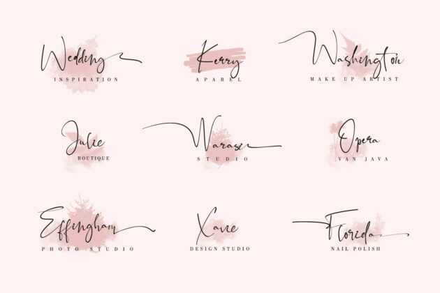 Black Pink Signature Poster 12