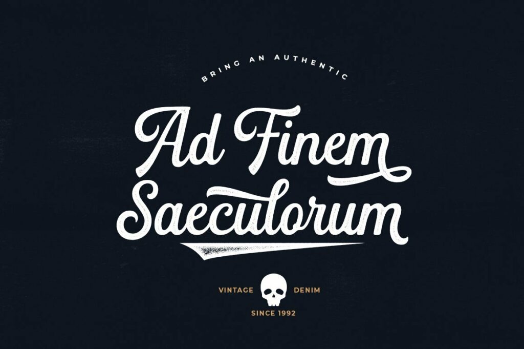 Black Seashore Font Poster 4