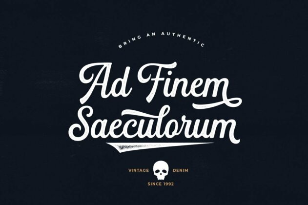 Black Seashore Font Poster 4