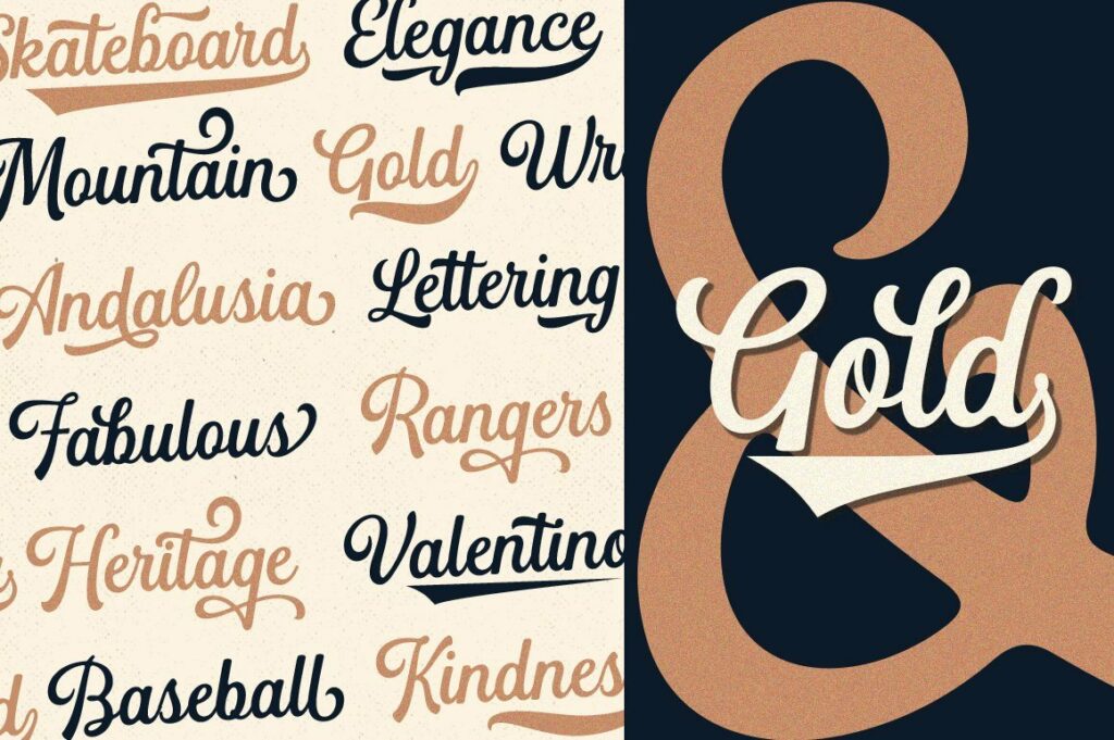 Black Seashore Font Poster 10