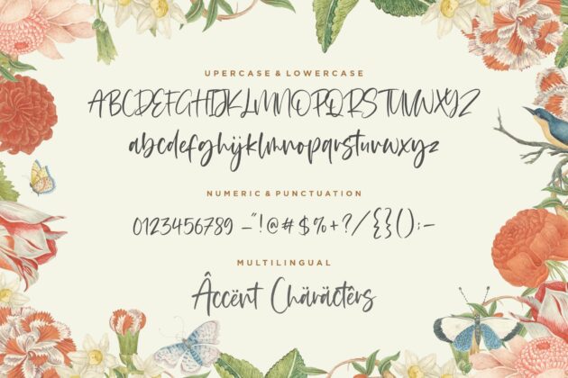 Blackbone Modern Calligraphy Font Poster 7