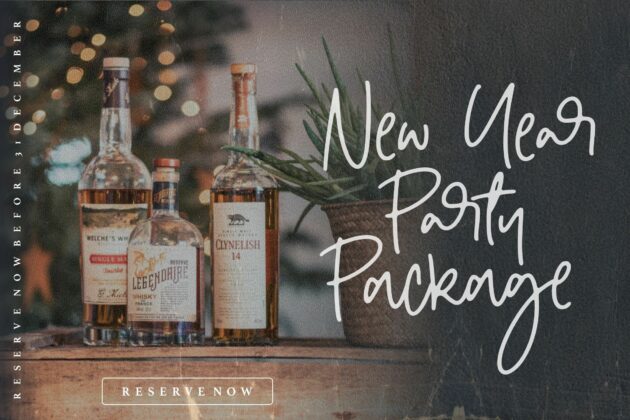 Blackfeast Stylist Handwritten Font Poster 6