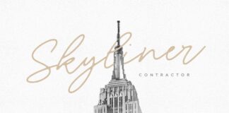 Blackswan Monoline Signature Font Poster 1
