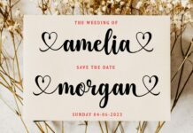 Blenda Darling Lovely Font Poster 1