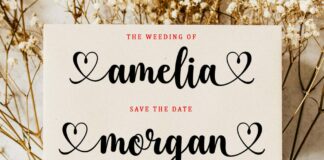 Blenda Darling Lovely Font Poster 1