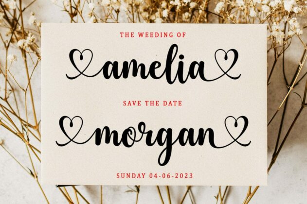 Blenda Darling Lovely Font Poster 1
