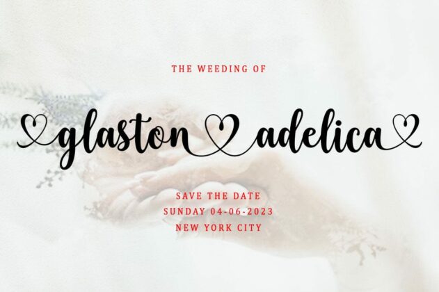 Blenda Darling Lovely Font Poster 3