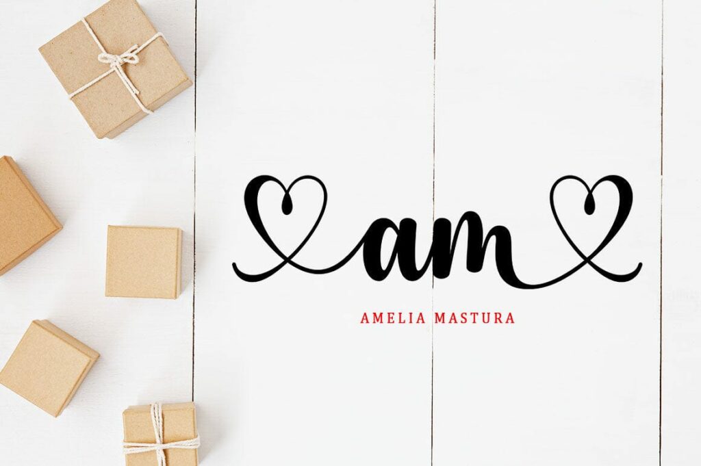 Blenda Darling Lovely Font Poster 5