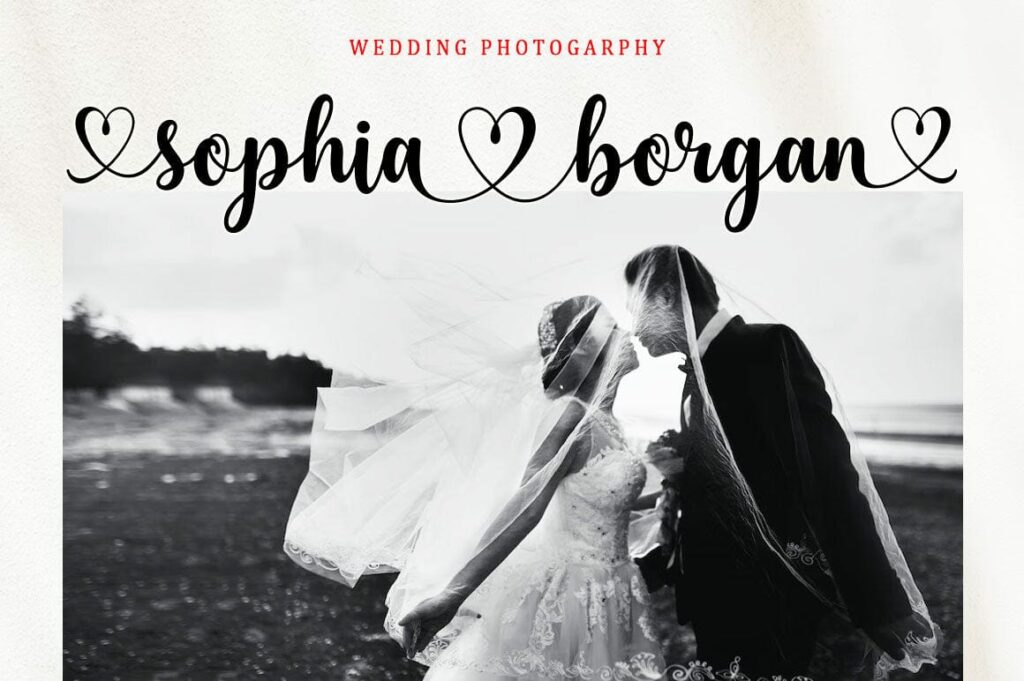 Blenda Darling Lovely Font Poster 6