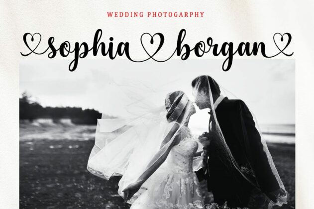 Blenda Darling Lovely Font Poster 6