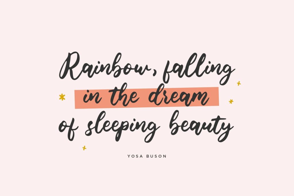 Blondie Rainbow Modern Calligraphy Font Poster 1