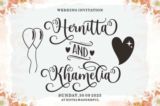 Blustina Script and Extras Poster 6