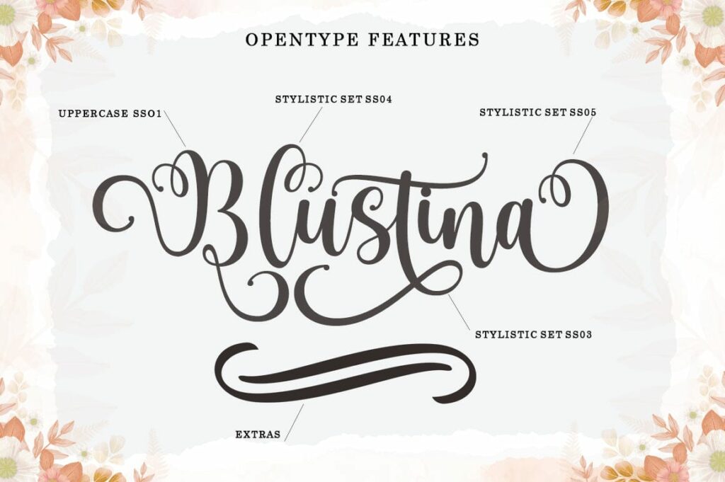 Blustina Script and Extras Poster 7