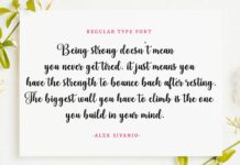 Bodaholic Script Font Poster 1