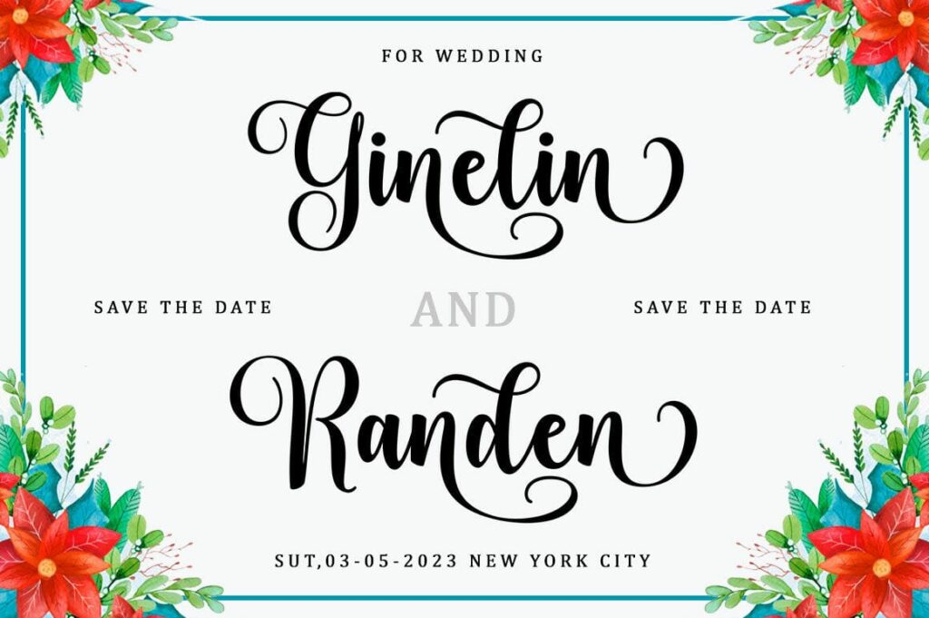 Bodaholic Script Font Poster 8