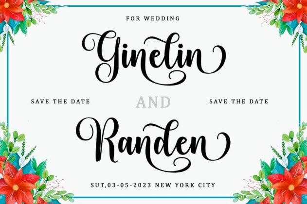 Bodaholic Script Font Poster 8
