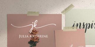 Bohemian Script Font Poster 1