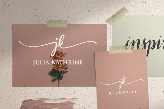 Bohemian Script Font Poster 1