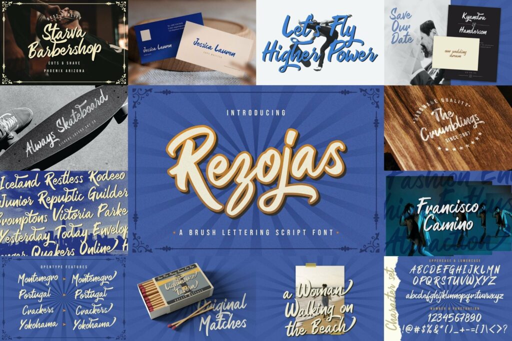 Bold Script Font Bundle Vol 1 Poster 3