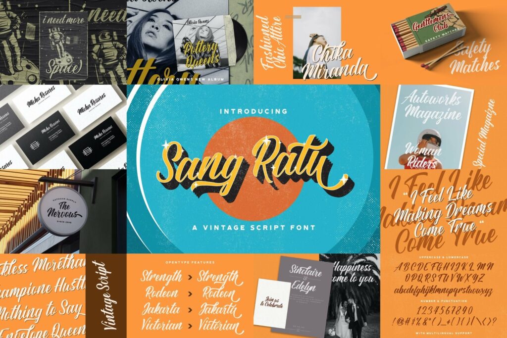Bold Script Font Bundle Vol 1 Poster 4