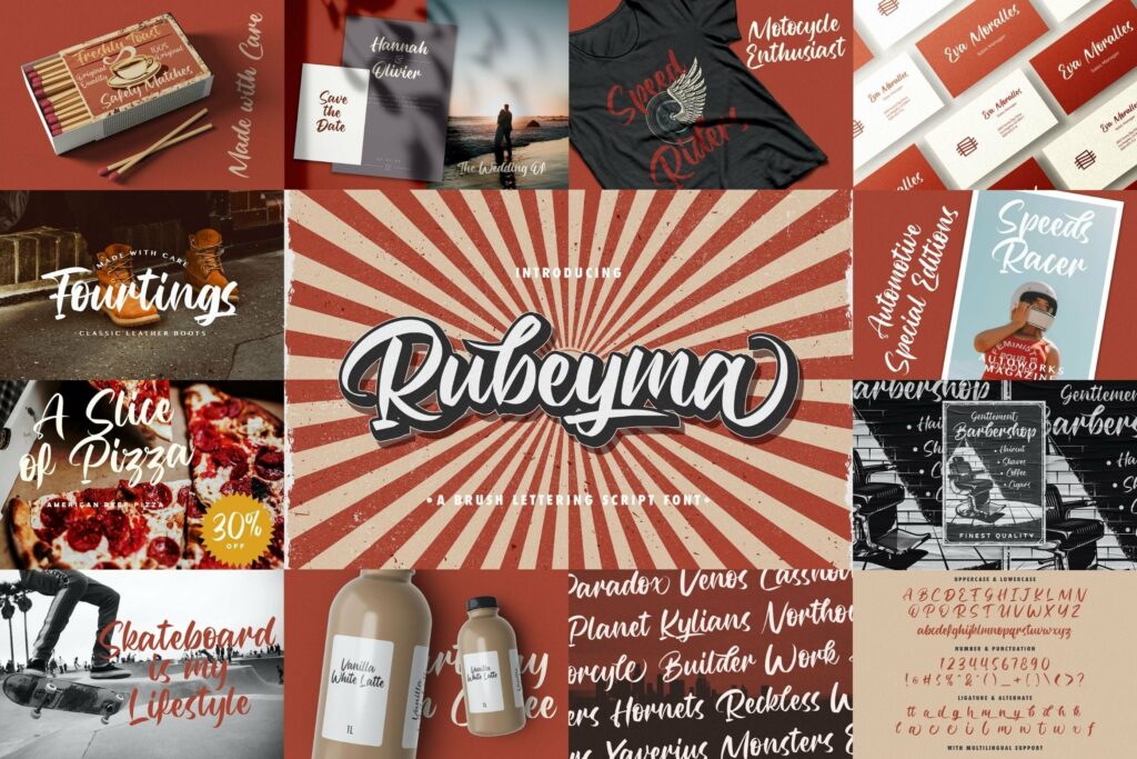 Bold Script Font Bundle Vol 1 Poster 7