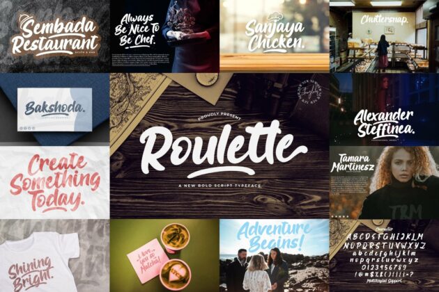 Bold Script Font Bundle Vol 2 Poster 2