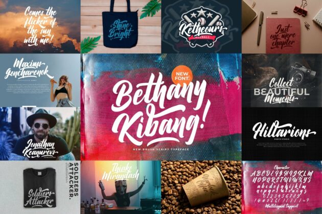 Bold Script Font Bundle Vol 2 Poster 5