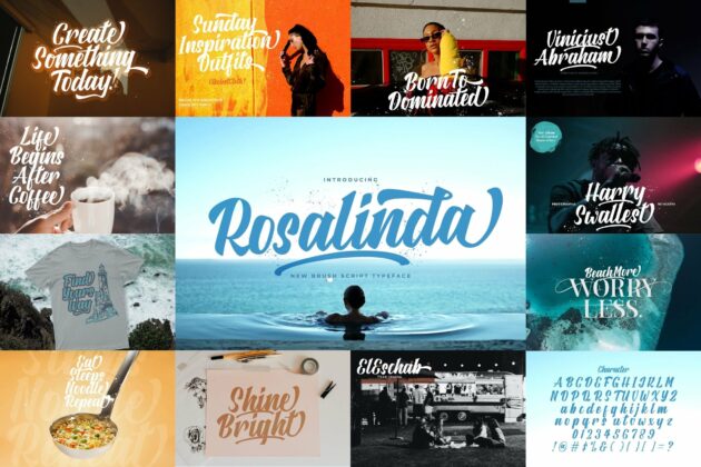 Bold Script Font Bundle Vol 2 Poster 6